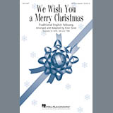 Download or print Kirby Shaw We Wish You A Merry Christmas Sheet Music Printable PDF 4-page score for A Cappella / arranged SATB Choir SKU: 182444