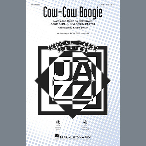 Cow-Cow Boogie (arr. Kirby Shaw) cover image