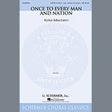 Download or print Kirke Mechem Once To Every Man And Nation Sheet Music Printable PDF 23-page score for Concert / arranged SATB Choir SKU: 160116