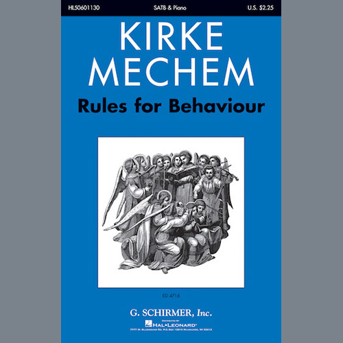 Kirke Mechem Rules For Behaviour, 1787 Profile Image
