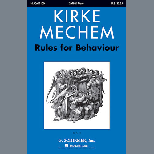 Kirke Mechem Download Printable PDF Score Easily Download Kirke Mechem Printable PDF piano music notes, guitar tabs for SATB Choir. Transpose or transcribe this score in no time - Learn how to play song progression.