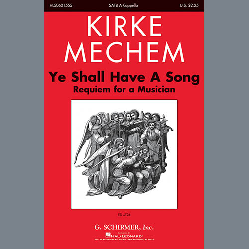 Kirke Mechem Download Printable PDF Score Easily Download Kirke Mechem Printable PDF piano music notes, guitar tabs for SATB Choir. Transpose or transcribe this score in no time - Learn how to play song progression.