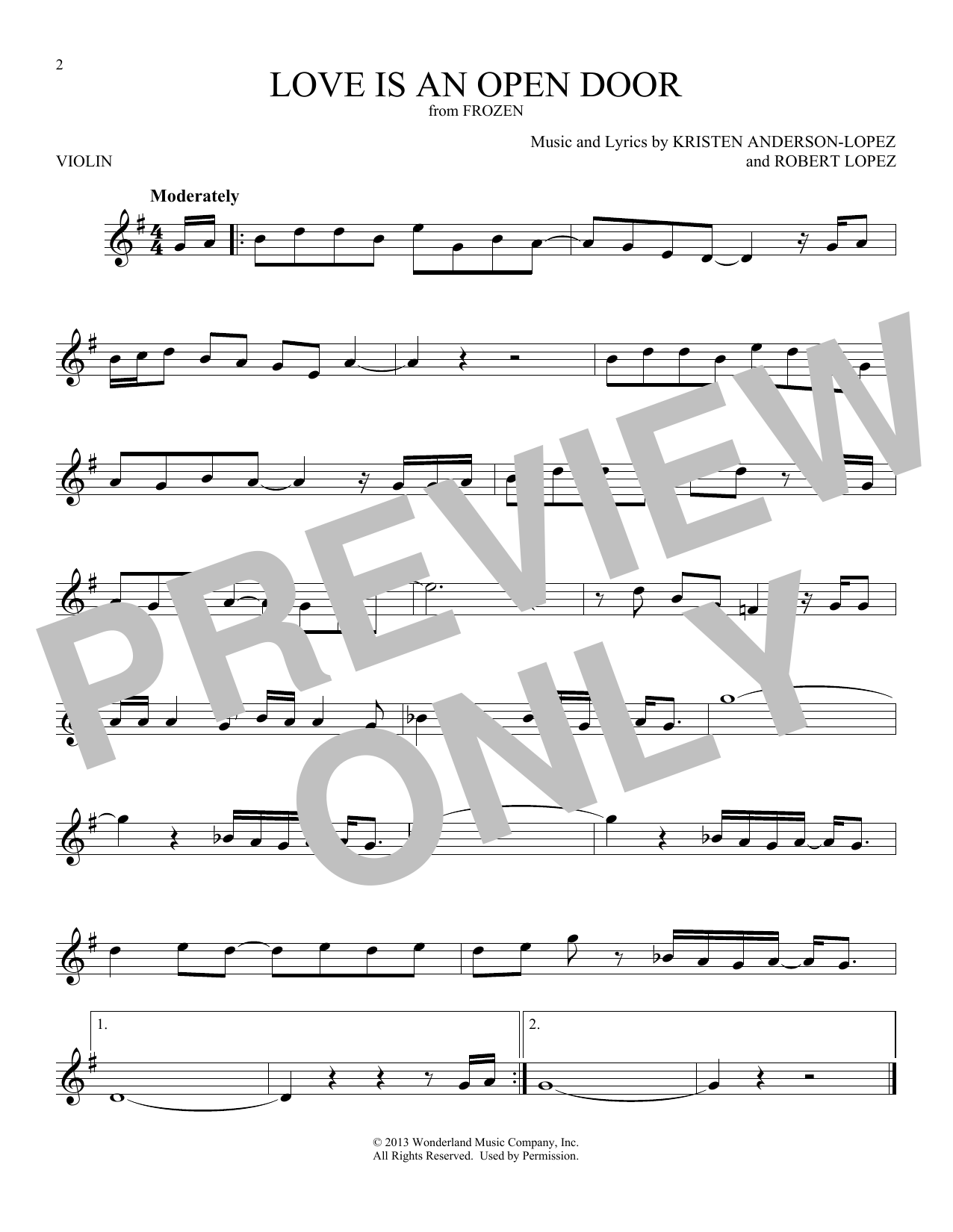 Kristen Bell & Santino Fontana Love Is An Open Door (from Disney's Frozen) sheet music notes and chords. Download Printable PDF.