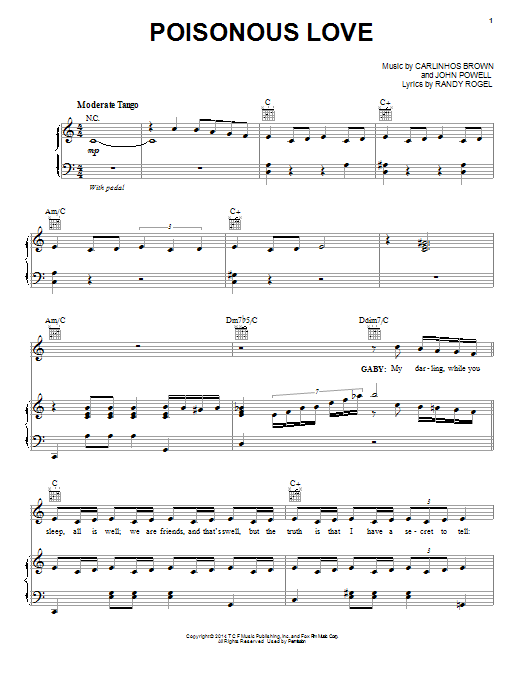 Kristin Chenoweth Poisonous Love sheet music notes and chords. Download Printable PDF.