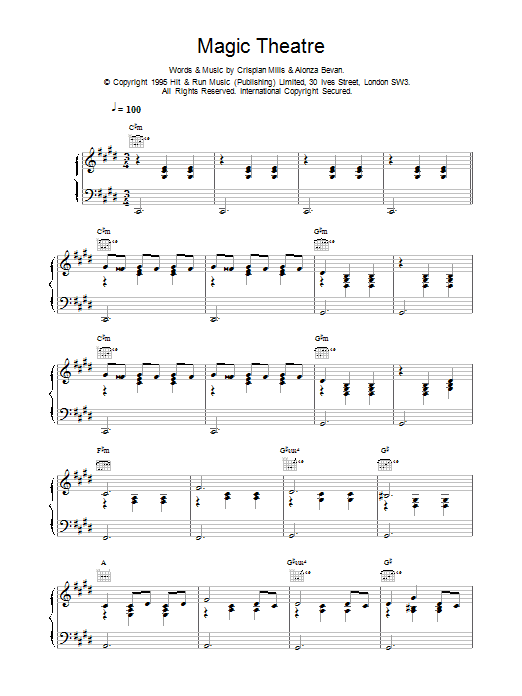 Learn to play Kula Shaker Magic Theatre sheet music for Piano, Vocal & Guitar (Right-Hand Melody) in minutes. Kula Shaker Magic Theatre sheet music notes and chords. Download Printable PDF.