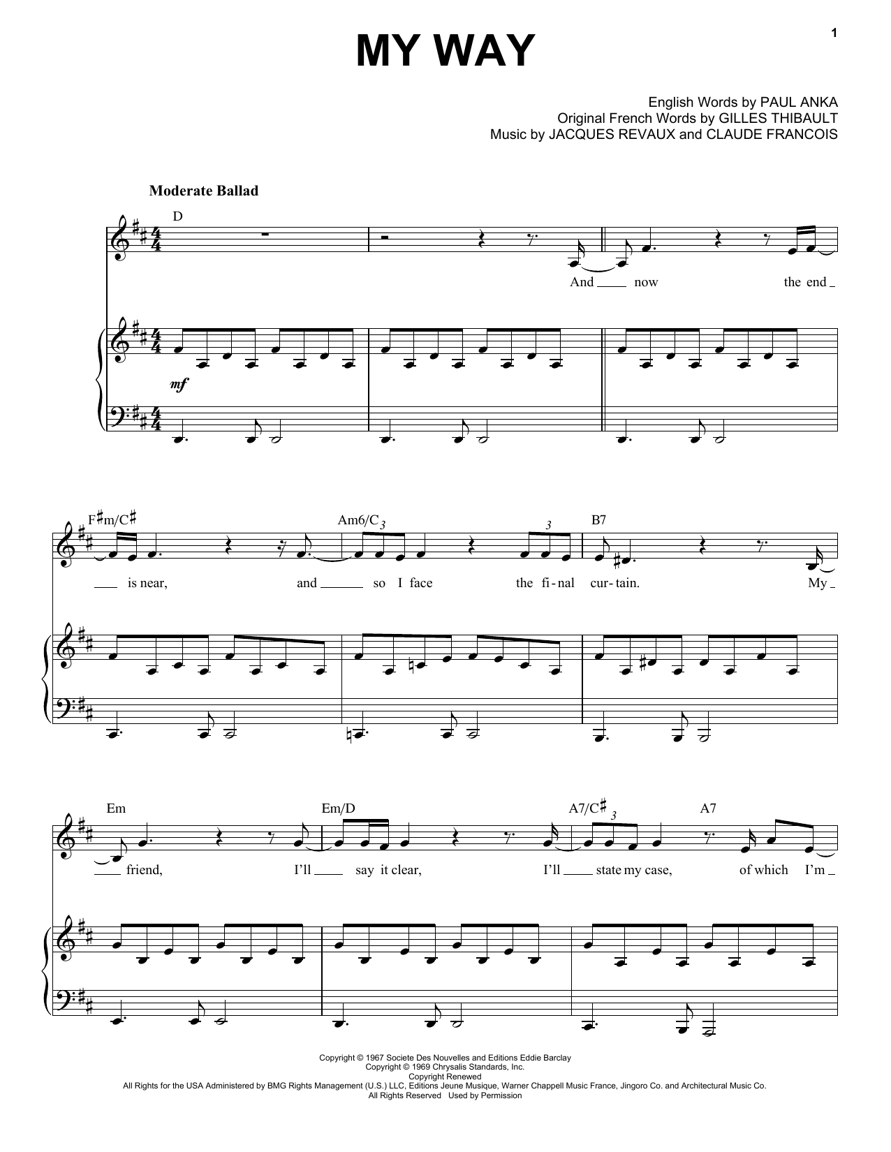 Learn to play Landau Eugene Murphy, Jr. My Way sheet music for Piano, Vocal & Guitar (Right-Hand Melody) in minutes. Landau Eugene Murphy, Jr. My Way sheet music notes and chords. Download Printable PDF.