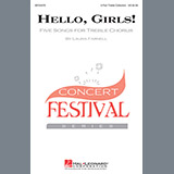 Download or print Laura Farnell Hello, Girls! Sheet Music Printable PDF 10-page score for Concert / arranged 2-Part Choir SKU: 83400