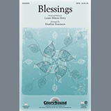 Download or print Laura Story Blessings (arr. Heather Sorenson) Sheet Music Printable PDF 2-page score for Christian / arranged SAB Choir SKU: 153519