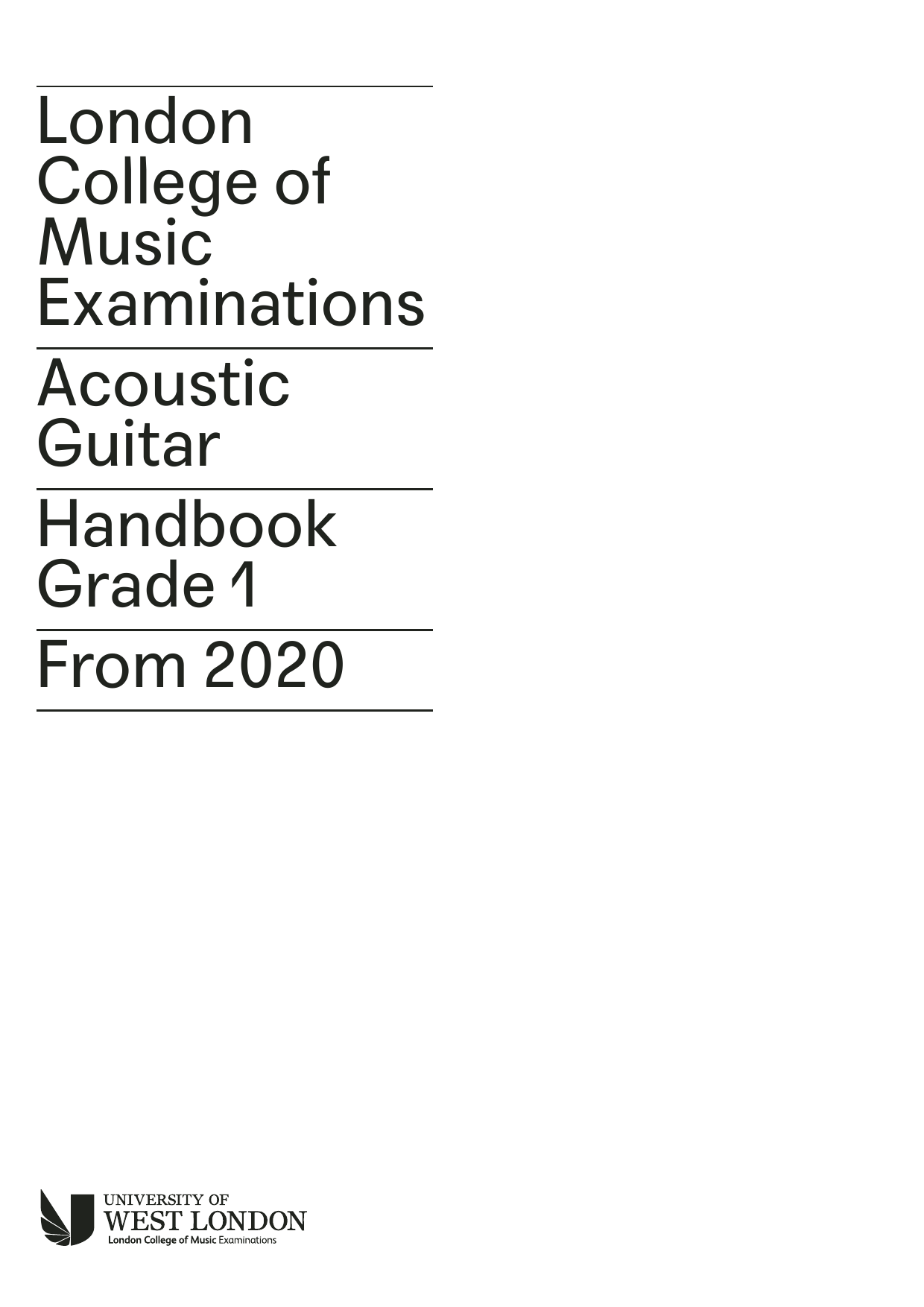 LCME LCME Acoustic Guitar Handbook Grade 1 2020 sheet music notes and chords. Download Printable PDF.