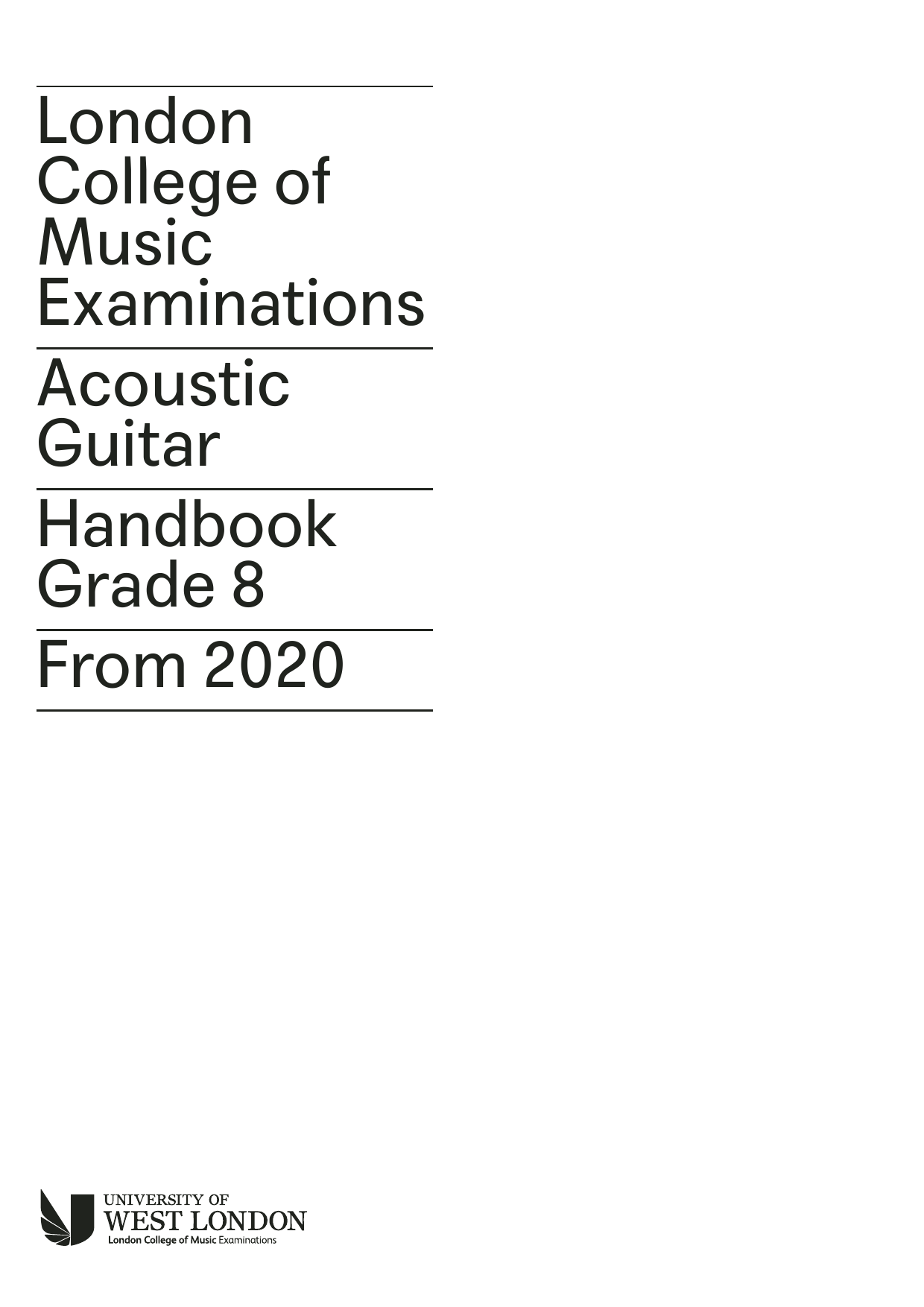 LCME LCME Acoustic Guitar Handbook Grade 8 2020 sheet music notes and chords. Download Printable PDF.