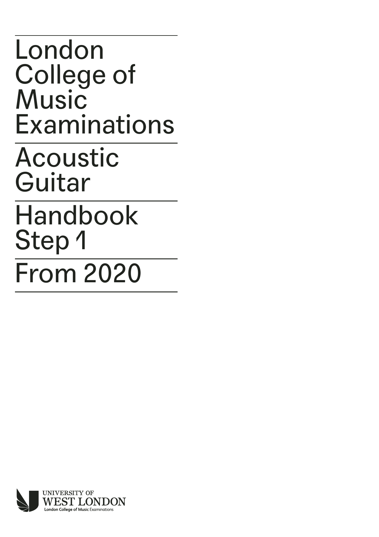 LCME LCME Acoustic Guitar Handbook Step 1 2020 sheet music notes and chords. Download Printable PDF.