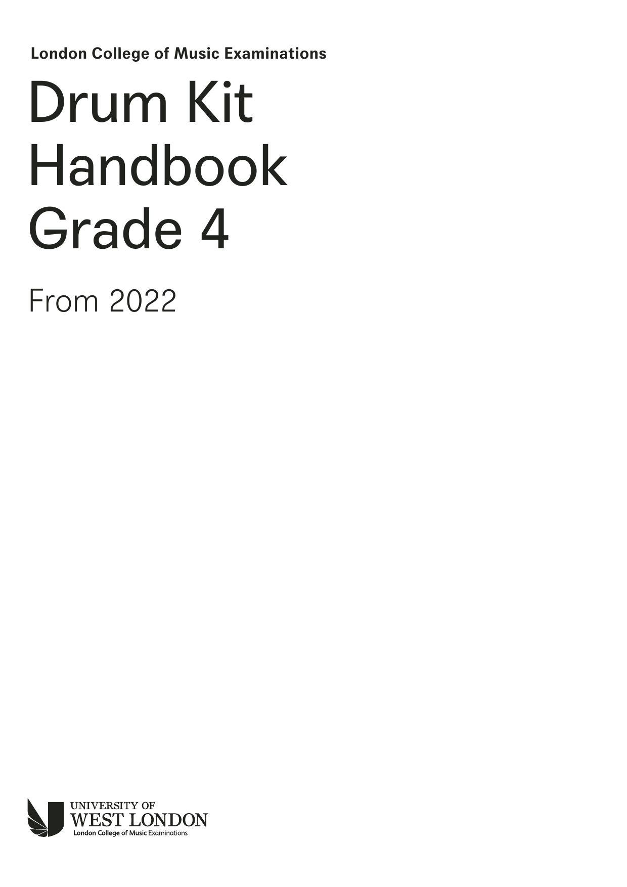 LCME LCME Drum Kit Handbook 2022: Grade 4 sheet music notes and chords. Download Printable PDF.