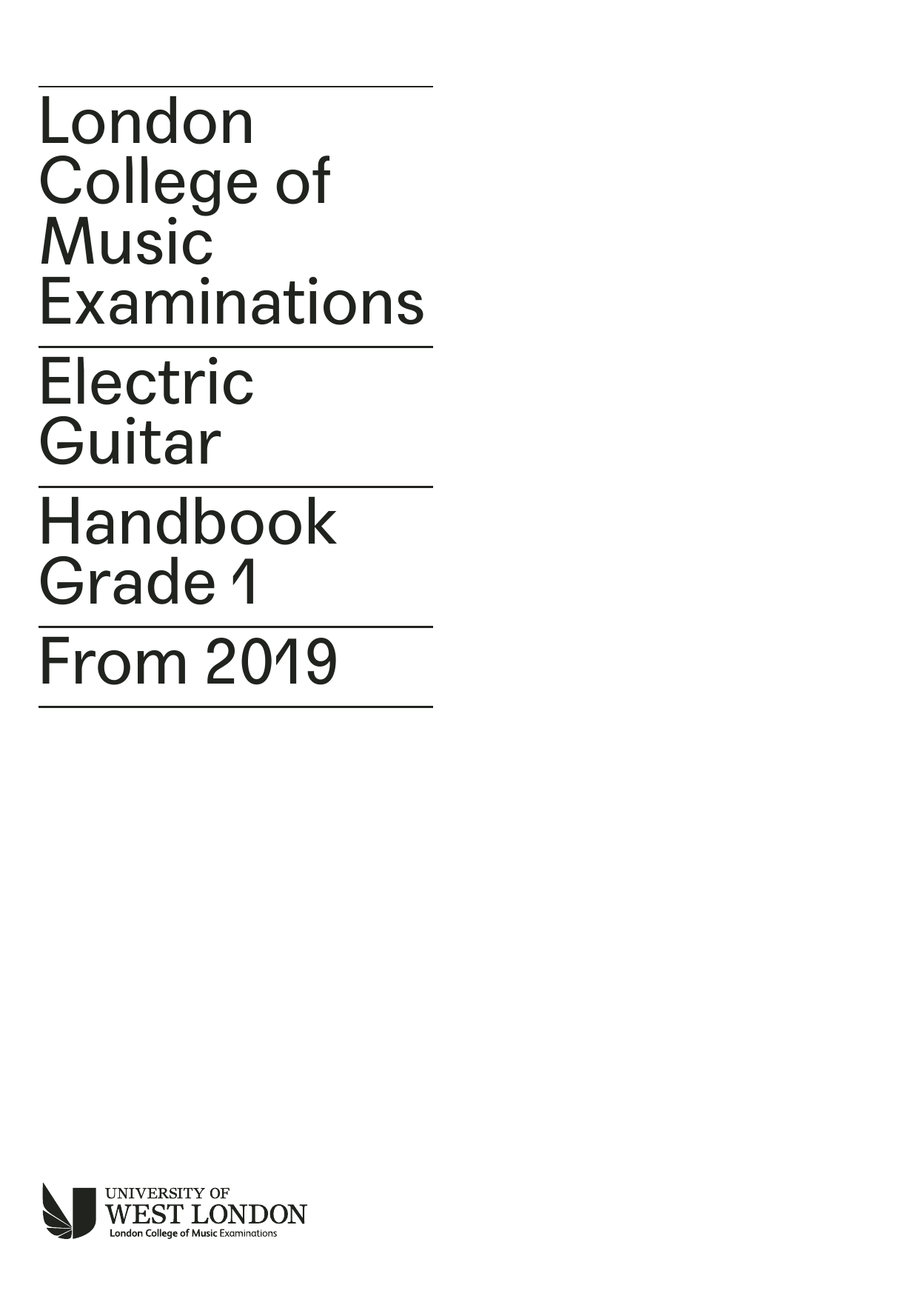 LCME LCME Electric Guitar Handbook 2019 - Grade 1 sheet music notes and chords. Download Printable PDF.