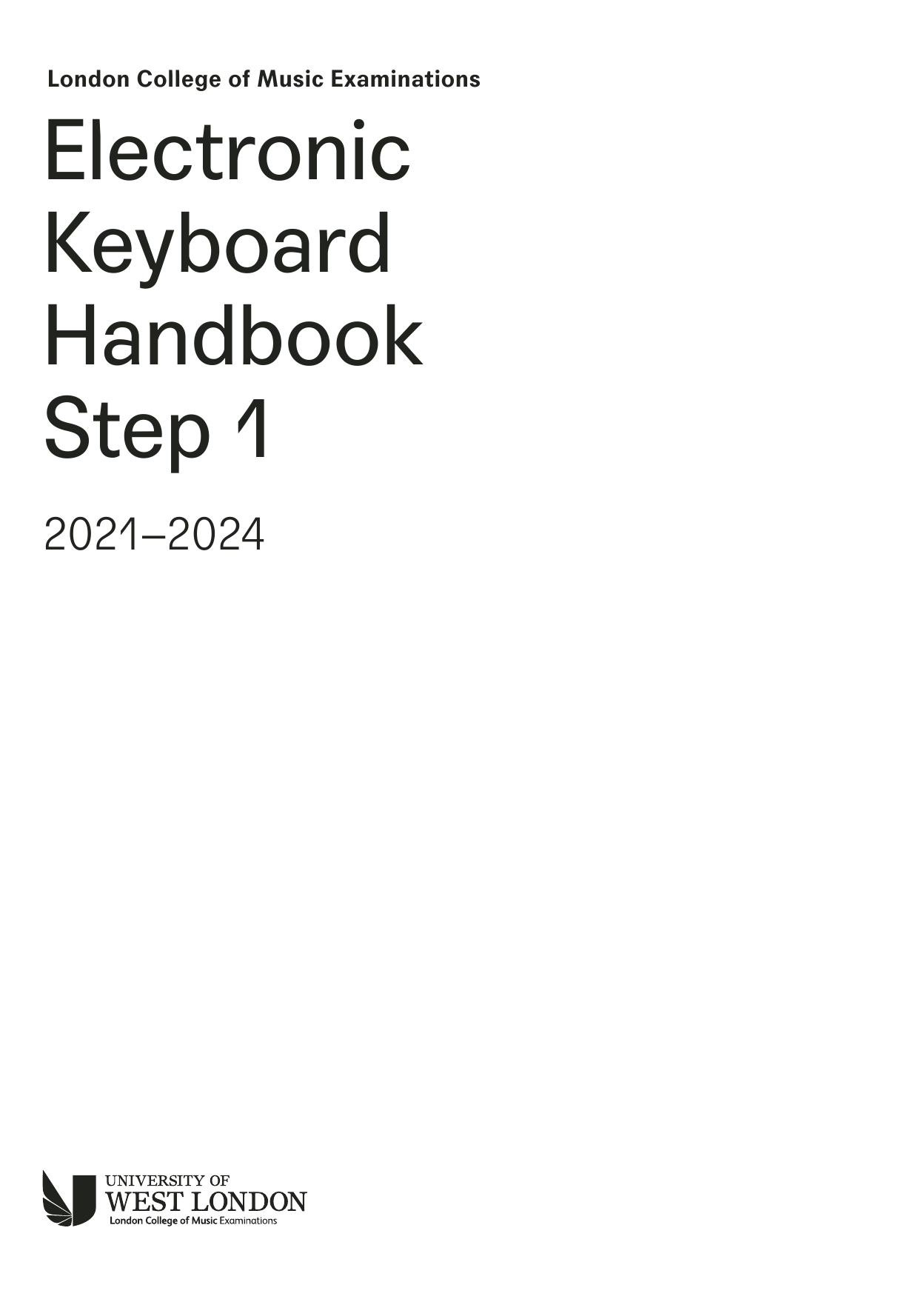 LCME LCME Electronic Keyboard Handbook 2021: Step 1 sheet music notes and chords. Download Printable PDF.