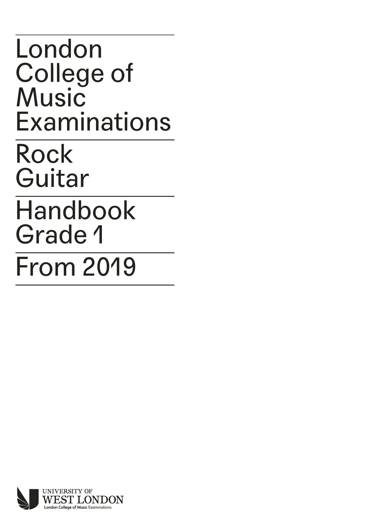 LCME LCME Rock Guitar Handbook 2019 - Grade 1 sheet music notes and chords. Download Printable PDF.