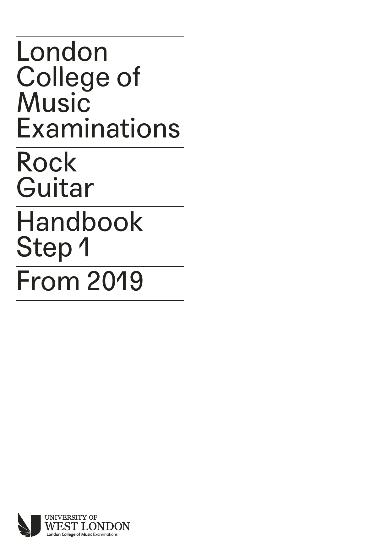 LCME LCME Rock Guitar Handbook 2019 - Step 1 sheet music notes and chords. Download Printable PDF.