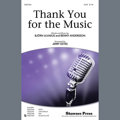 Thank You For The Music (arr. Jerry Estes) cover image