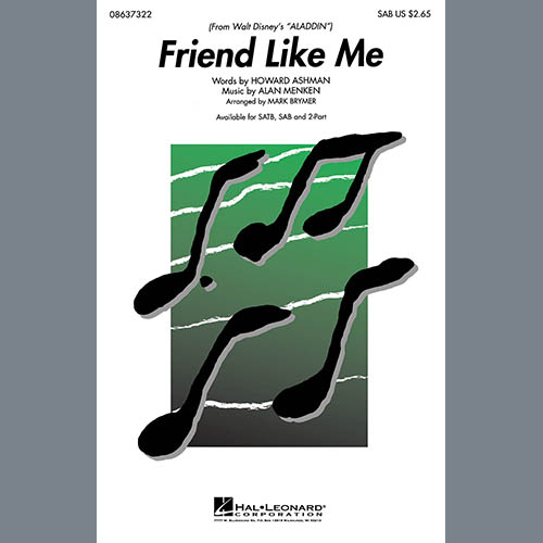 Friend Like Me (from Disney's Aladdin) (arr. Mark Brymer) cover image