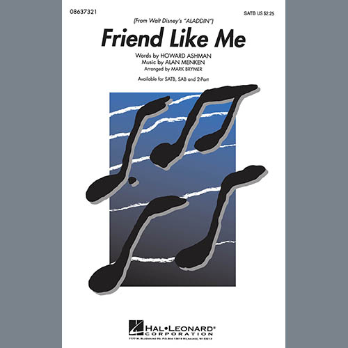 Friend Like Me (from Disney's Aladdin) (arr. Mark Brymer) cover image