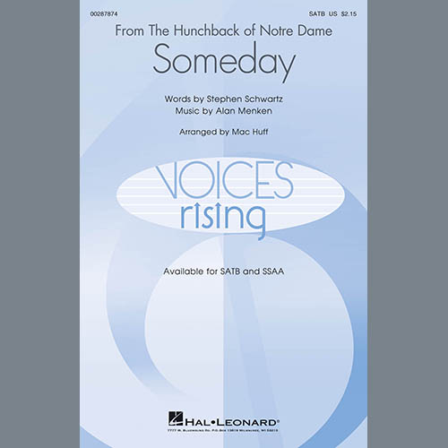 Someday (from Walt Disney's The Hunchback Of Notre Dame) (arr. Mac Huff) cover image