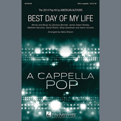 Best Day Of My Life (arr. Deke Sharon) cover image