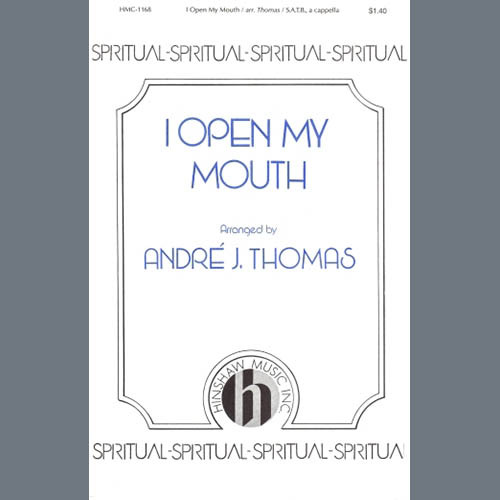 Easily Download Andre Thomas Printable PDF piano music notes, guitar tabs for SATB Choir. Transpose or transcribe this score in no time - Learn how to play song progression.