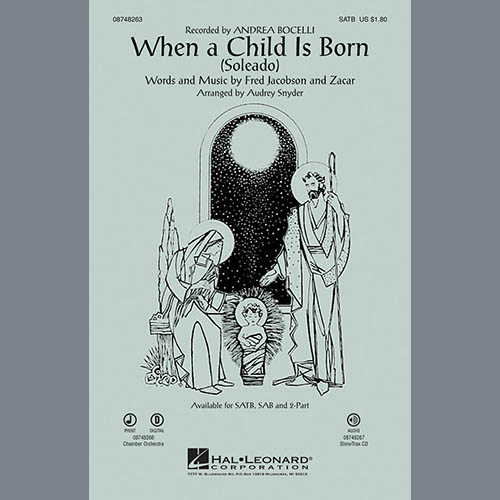 When A Child Is Born (Soleado) (arr. Audrey Snyder) cover image