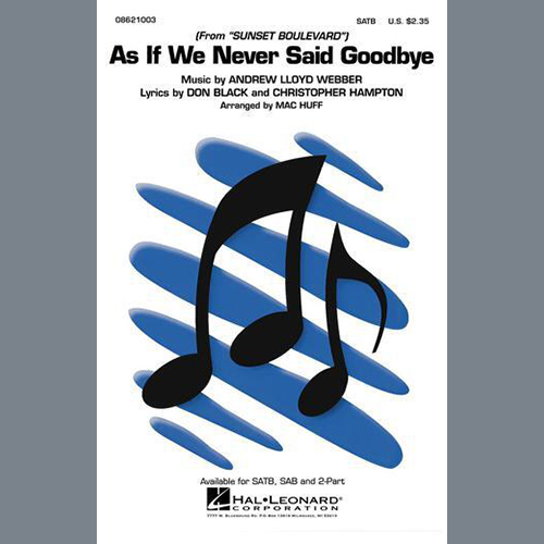 Easily Download Andrew Lloyd Webber Printable PDF piano music notes, guitar tabs for SATB Choir. Transpose or transcribe this score in no time - Learn how to play song progression.