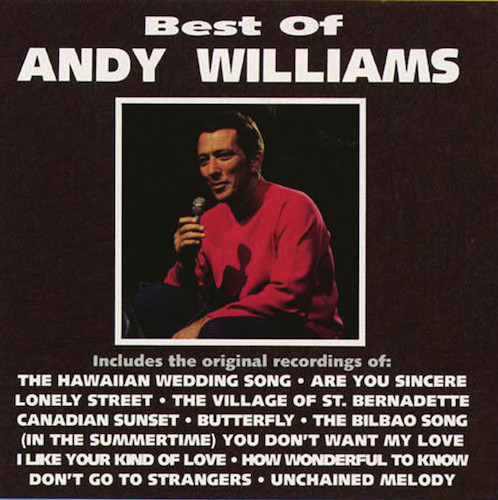 Andy Williams Download Printable PDF Score Easily Download Andy Williams Printable PDF piano music notes, guitar tabs for Piano, Vocal & Guitar Chords (Right-Hand Melody). Transpose or transcribe this score in no time - Learn how to play song progression.