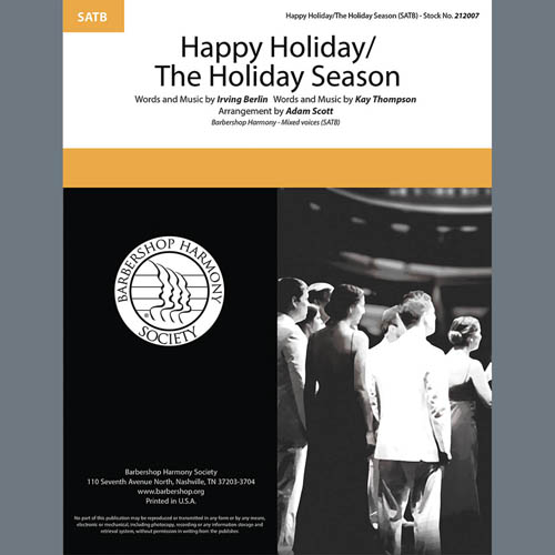 Happy Holiday/The Holiday Season (arr. Adam Scott) cover image