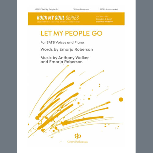 Easily Download Anthony Walker and Emorja Roberson Printable PDF piano music notes, guitar tabs for SATB Choir. Transpose or transcribe this score in no time - Learn how to play song progression.