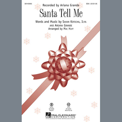 Santa Tell Me (Arr. Mac Huff) cover image