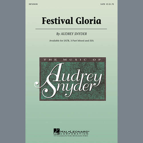 Easily Download Audrey Snyder Printable PDF piano music notes, guitar tabs for SATB Choir. Transpose or transcribe this score in no time - Learn how to play song progression.