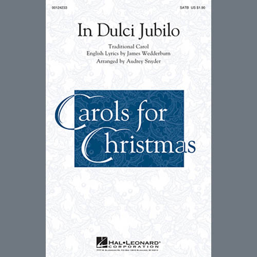 In Dulci Jubilo (arr. Audrey Snyder) cover image