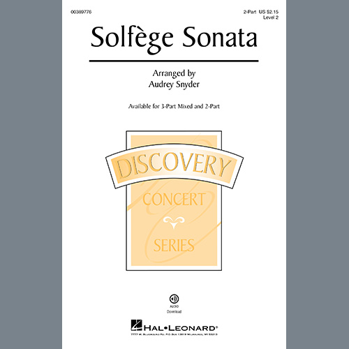 Audrey Snyder Download Printable PDF Score Easily Download Audrey Snyder Printable PDF piano music notes, guitar tabs for 2-Part Choir. Transpose or transcribe this score in no time - Learn how to play song progression.