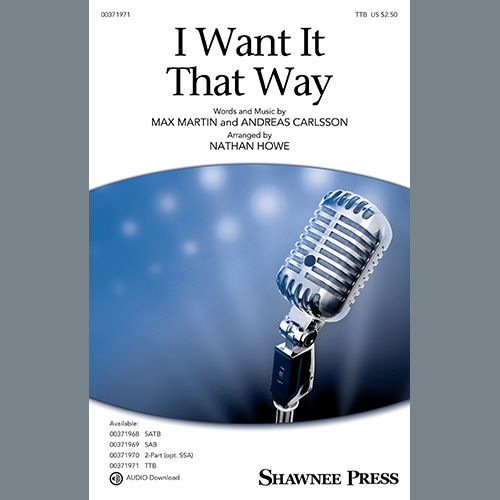 I Want It That Way (arr. Nathan Howe) cover image