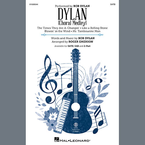 Easily Download Bob Dylan Printable PDF piano music notes, guitar tabs for SATB Choir. Transpose or transcribe this score in no time - Learn how to play song progression.