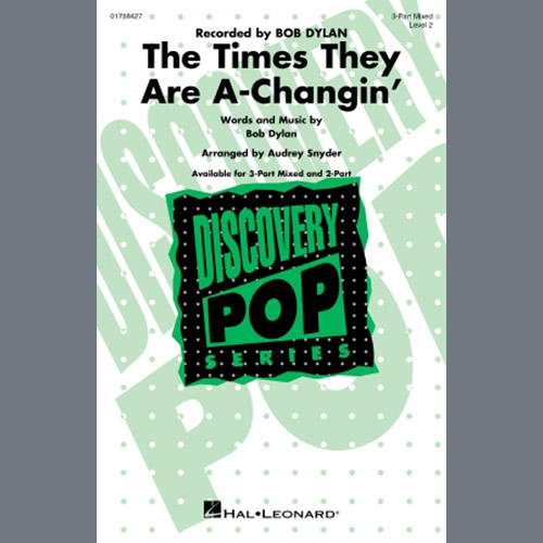 The Times They Are A-Changin' (arr. Audrey Snyder) cover image