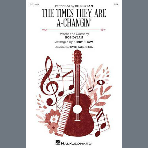 Bob Dylan Download Printable PDF Score Easily Download Bob Dylan Printable PDF piano music notes, guitar tabs for SSA Choir. Transpose or transcribe this score in no time - Learn how to play song progression.