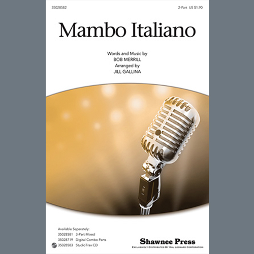 Easily Download Bob Merrill Printable PDF piano music notes, guitar tabs for 2-Part Choir. Transpose or transcribe this score in no time - Learn how to play song progression.