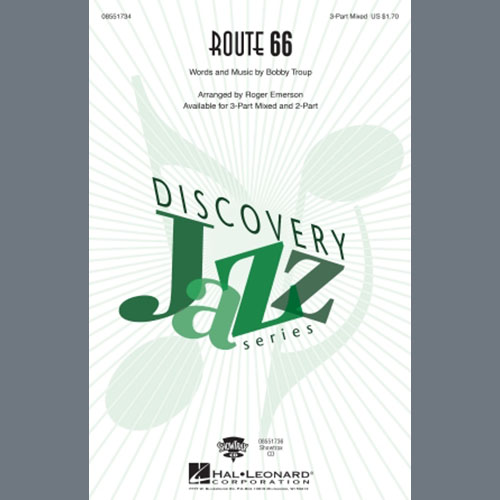 Easily Download Bobby Troup Printable PDF piano music notes, guitar tabs for 3-Part Mixed Choir. Transpose or transcribe this score in no time - Learn how to play song progression.