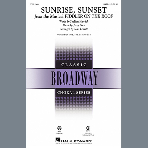 Sunrise, Sunset (from Fiddler On The Roof) (arr. John Leavitt) cover image