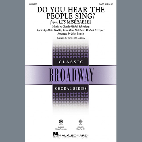 Boublil & Schönberg Do You Hear The People Sing? (from Les Misérables) (arr. John Leavitt) Profile Image