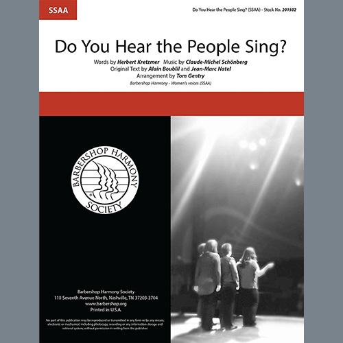 Do You Hear The People Sing? (from Les Miserables) (arr. Tom Gentry) cover image