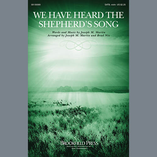 We Have Heard The Shepherd's Song cover image