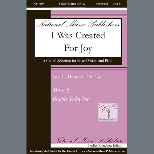 Easily Download Bradley Ellingboe Printable PDF piano music notes, guitar tabs for SATB Choir. Transpose or transcribe this score in no time - Learn how to play song progression.