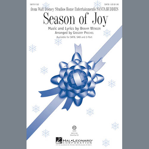 Easily Download Brahm Wenger Printable PDF piano music notes, guitar tabs for SATB Choir. Transpose or transcribe this score in no time - Learn how to play song progression.