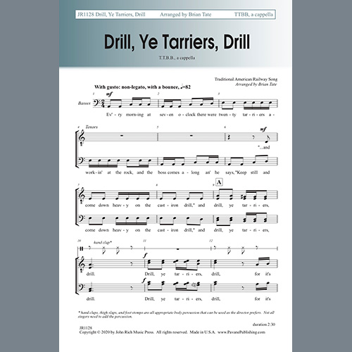 Drill, Ye Tarriers, Drill cover image