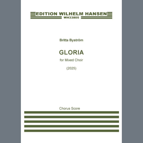 Easily Download Britta Byström Printable PDF piano music notes, guitar tabs for Choir. Transpose or transcribe this score in no time - Learn how to play song progression.