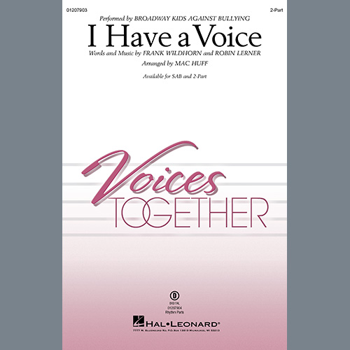 I Have A Voice (arr. Mac Huff) cover image